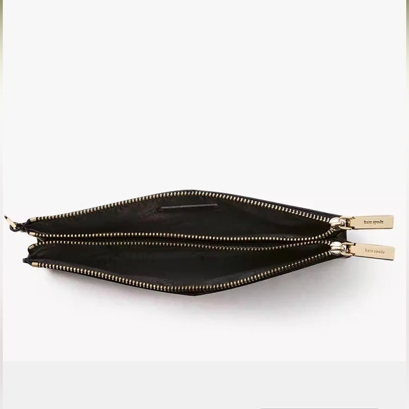Kate Spade Madison Double Zip Wristlet Wallet Phone Case 
Black 
NWT - Picture 2 of 16